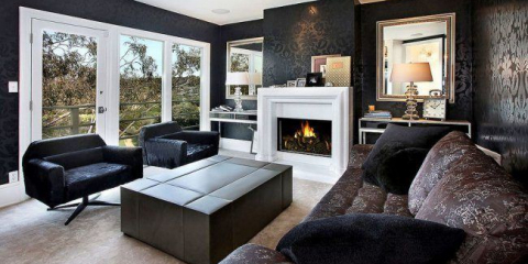 Tapeta s hedvábným screeningem v interiéru: triky těstovin, stylové myšlenky a kombinace